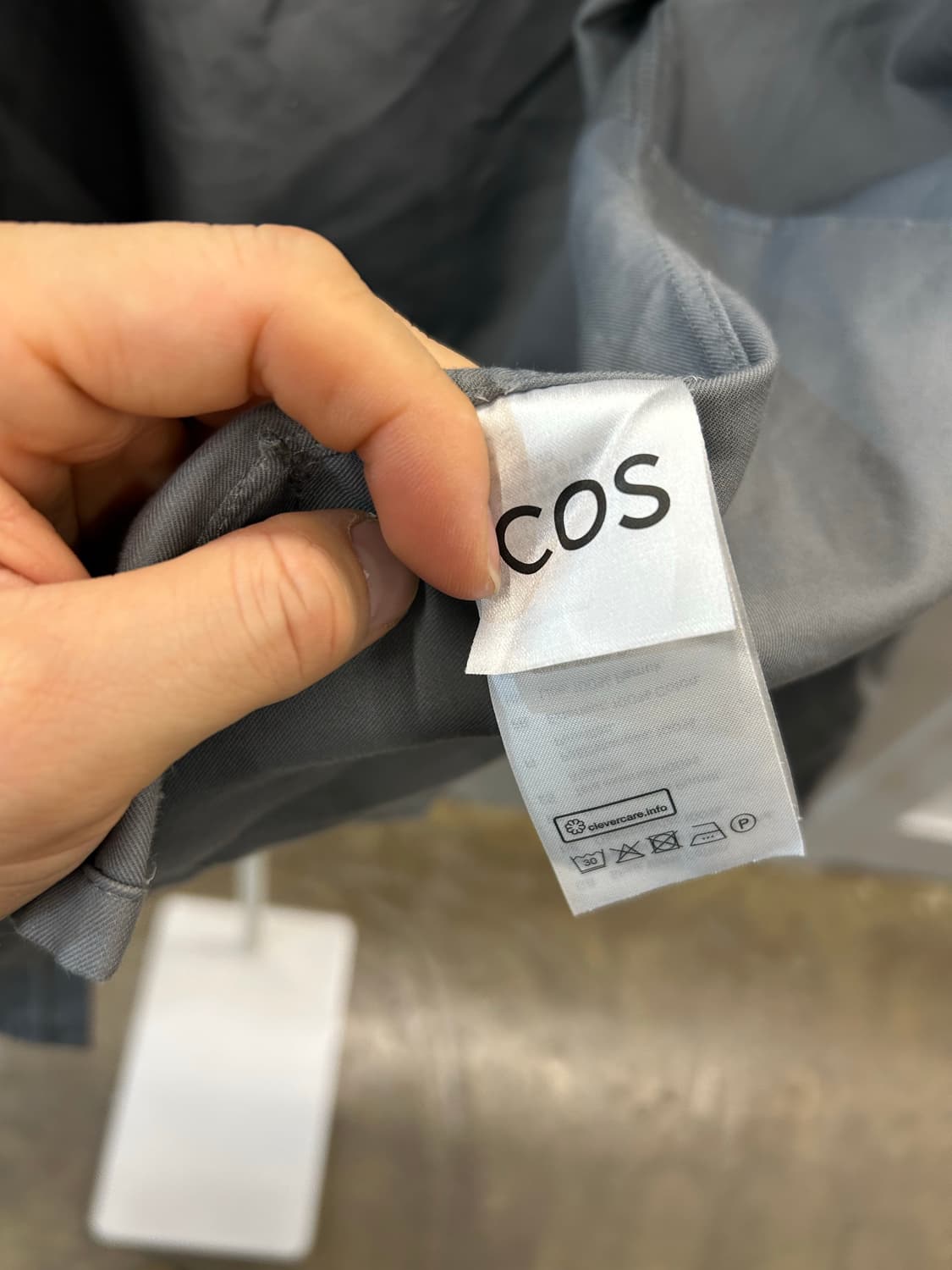 COS 코스 그레이 셔츠 자켓 상품이미지6