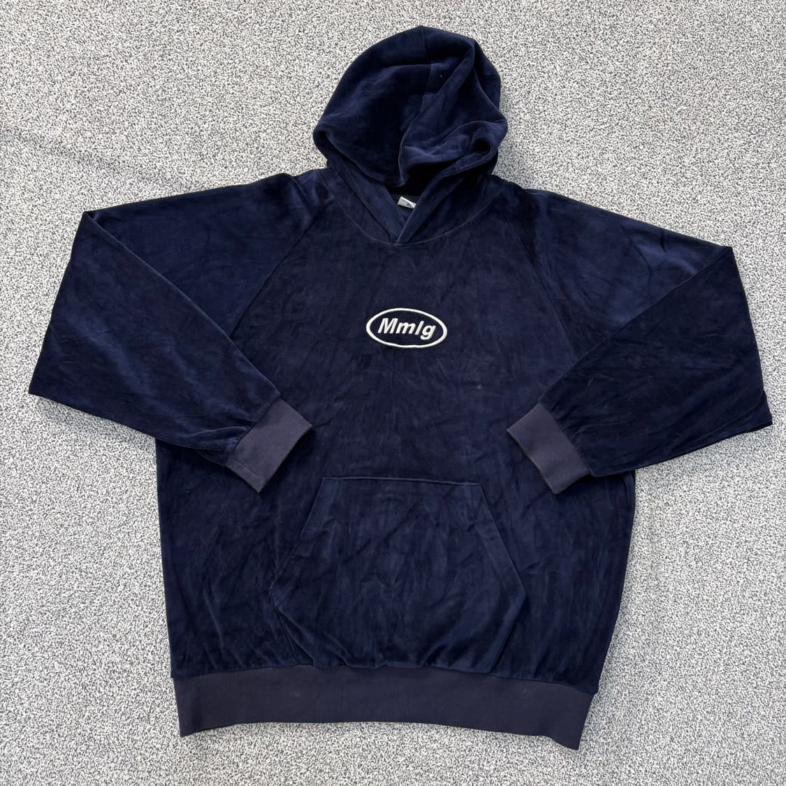 M 엠엠엘지 후드 벨벳 긴팔티 0311J 상품이미지1