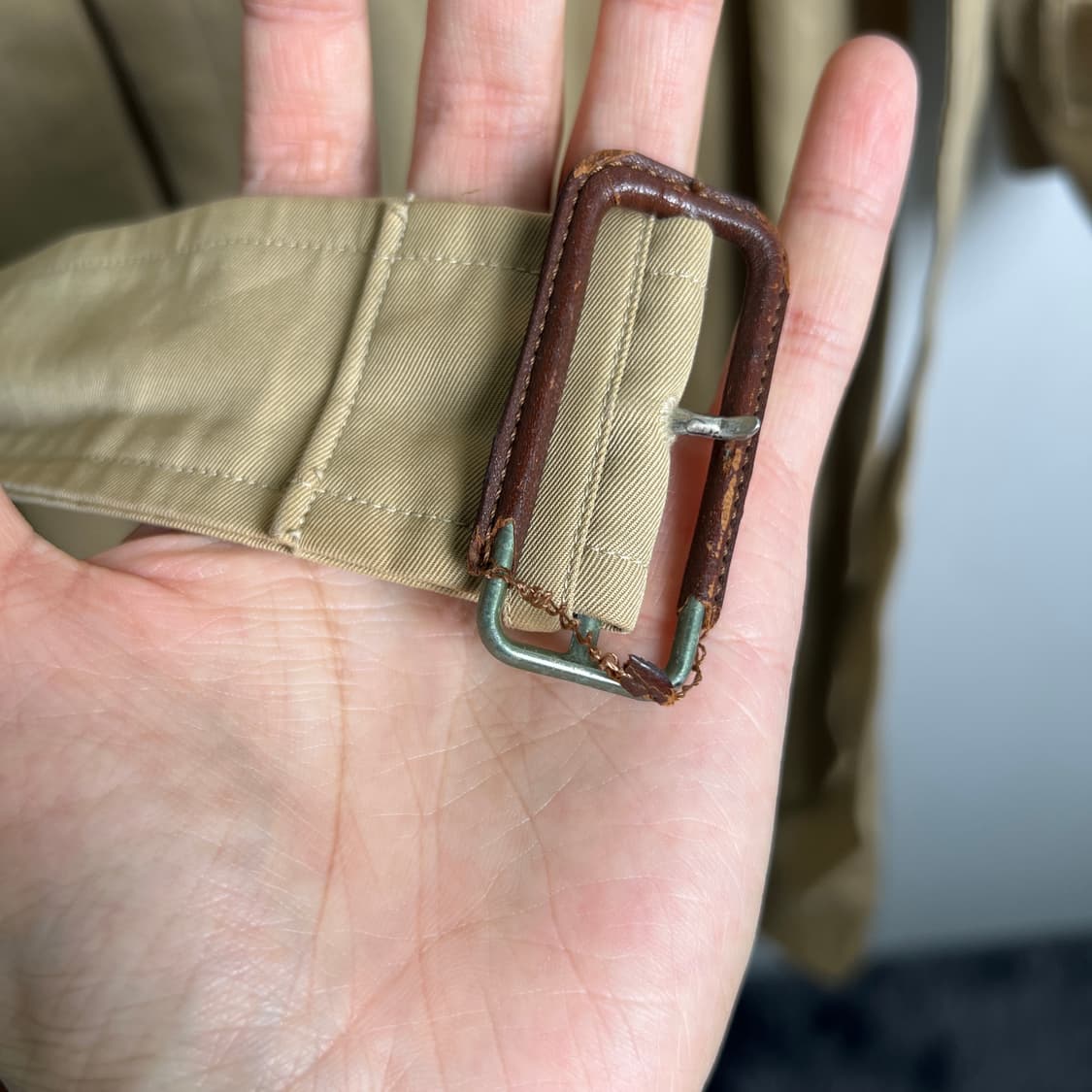 Burberrys 버버리 빈티지 베이지 더블 트렌치 코트  상품이미지9