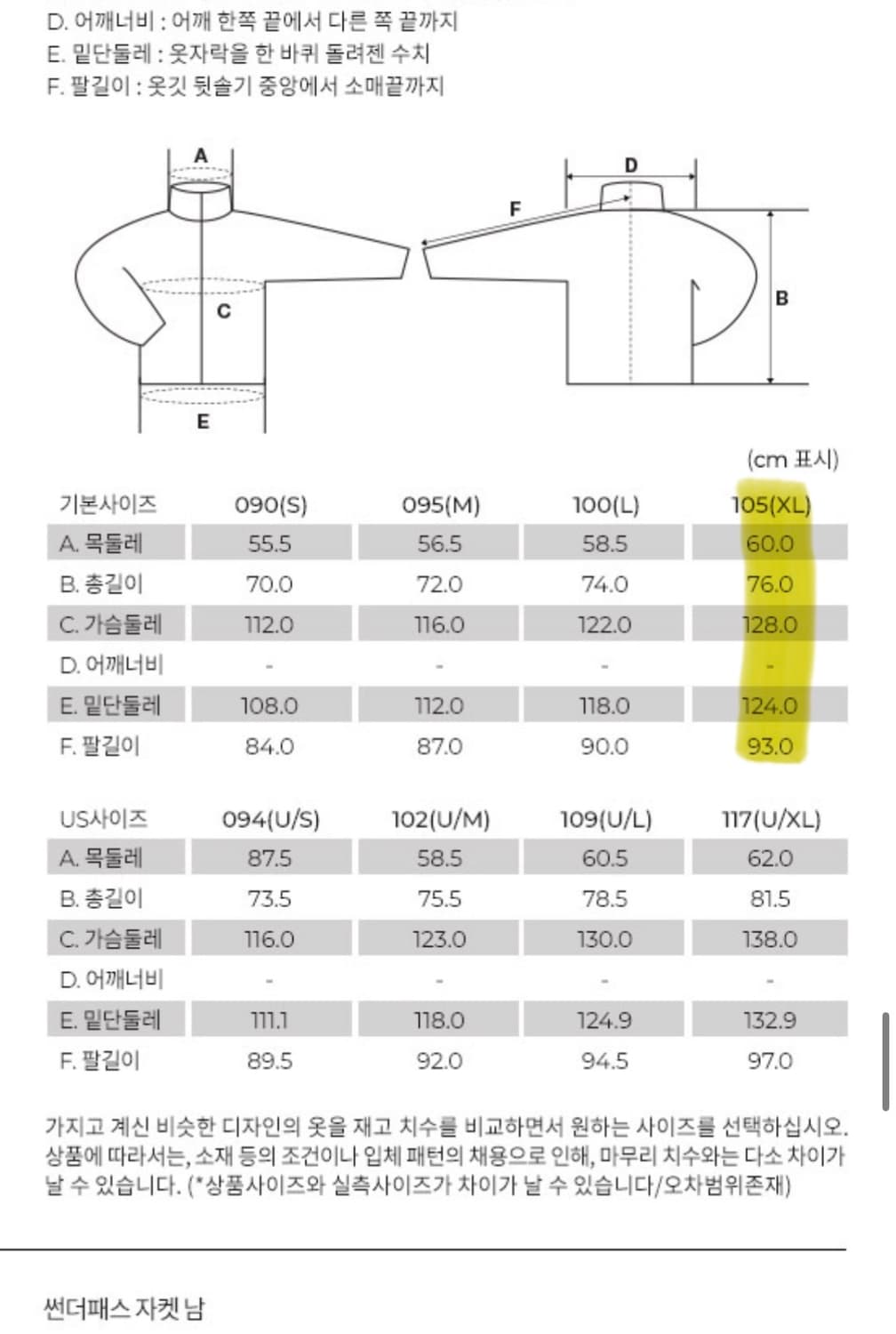 몽벨 썬더패스 자켓 바람막이 상품이미지5