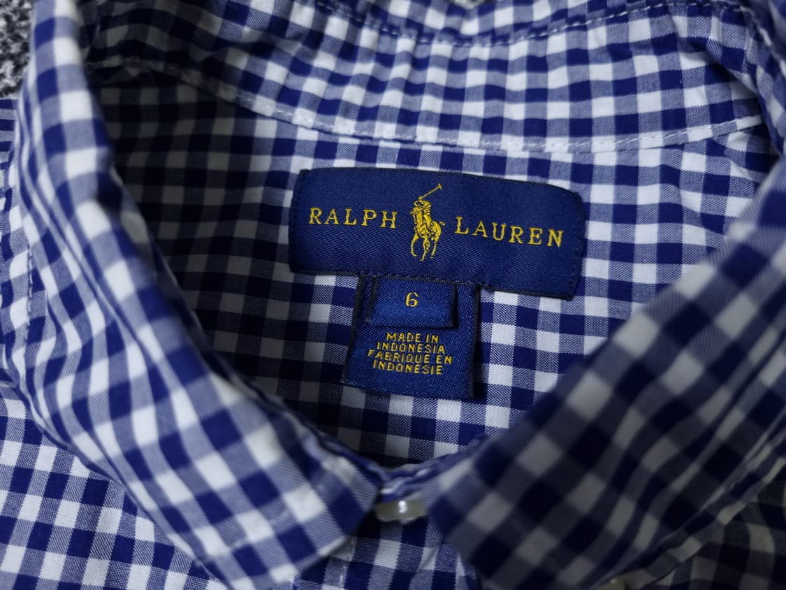 [무료배송][120]폴로 키즈 체크 셔츠 남방 상품이미지6