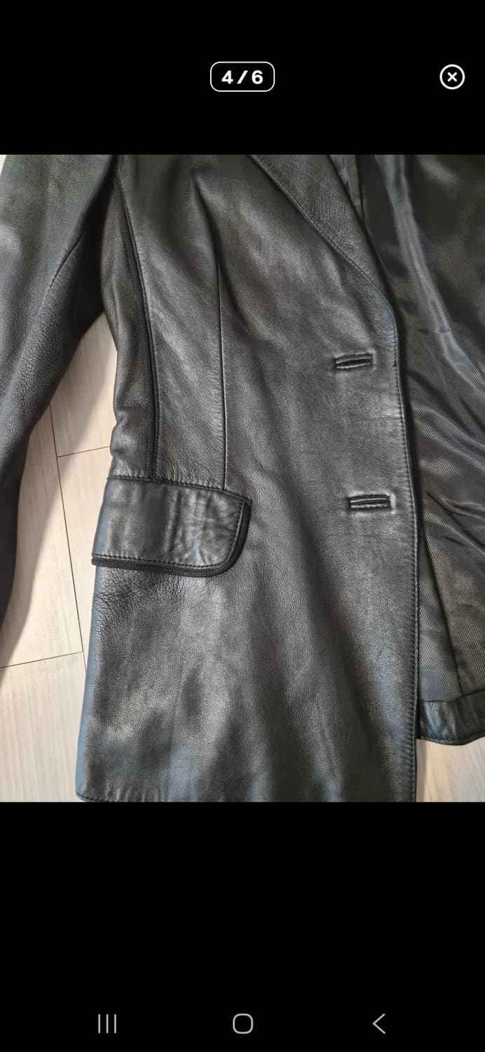 우영미 가죽자켓 상품이미지4