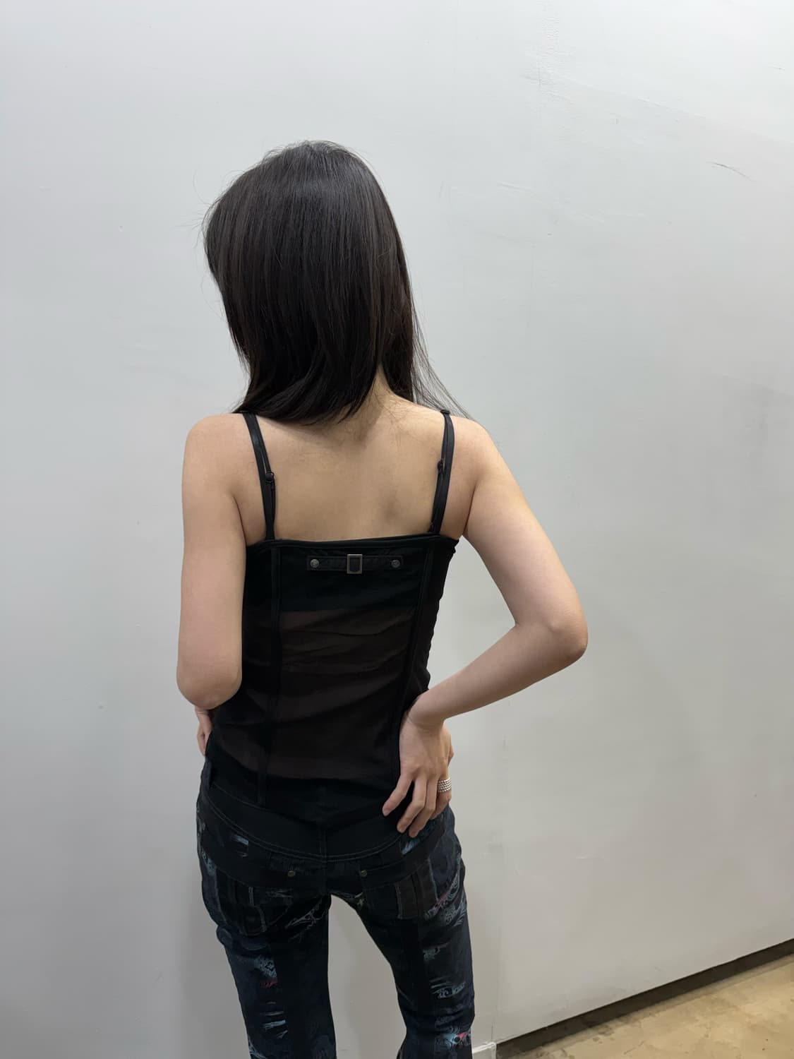 오즈온 시스루 코르셋 슬리브리스 상품이미지6