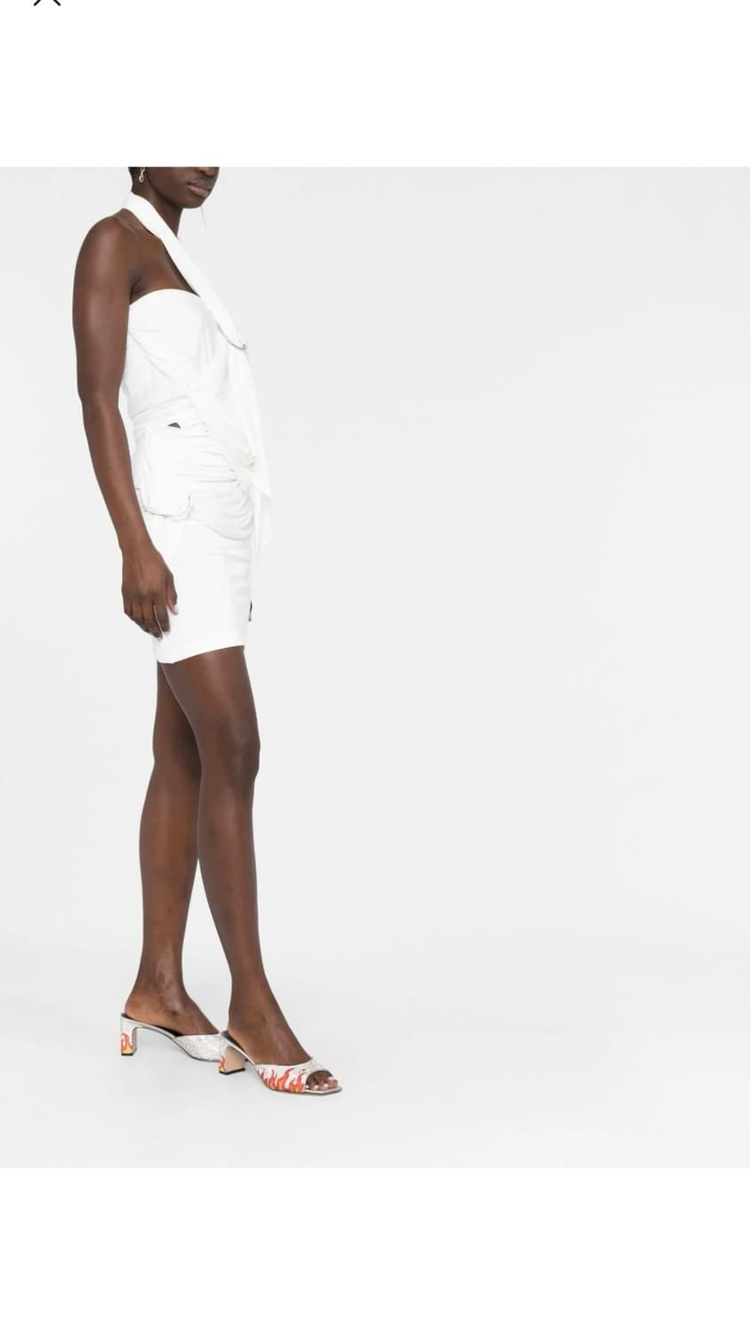 The Attico Drape-detailed skirt 상품이미지5