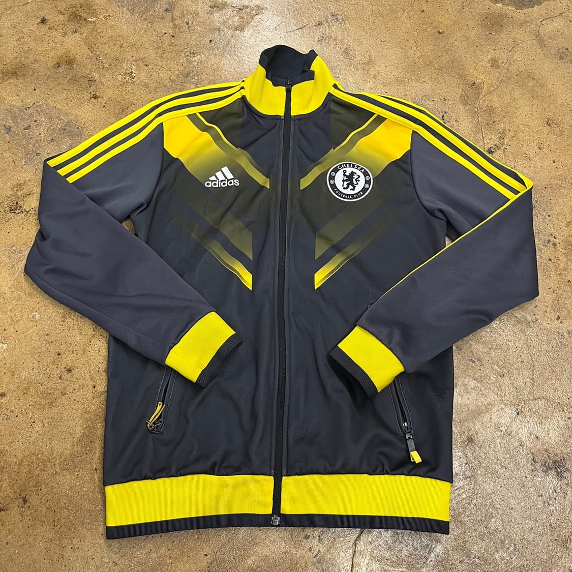 [정품/100] 아디다스 첼시 그레이옐로우 트랙탑 져지 b8 상품이미지2