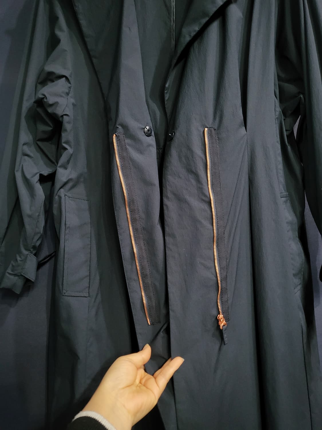 핀턱 지스튜디오 롱자켓 상품이미지4