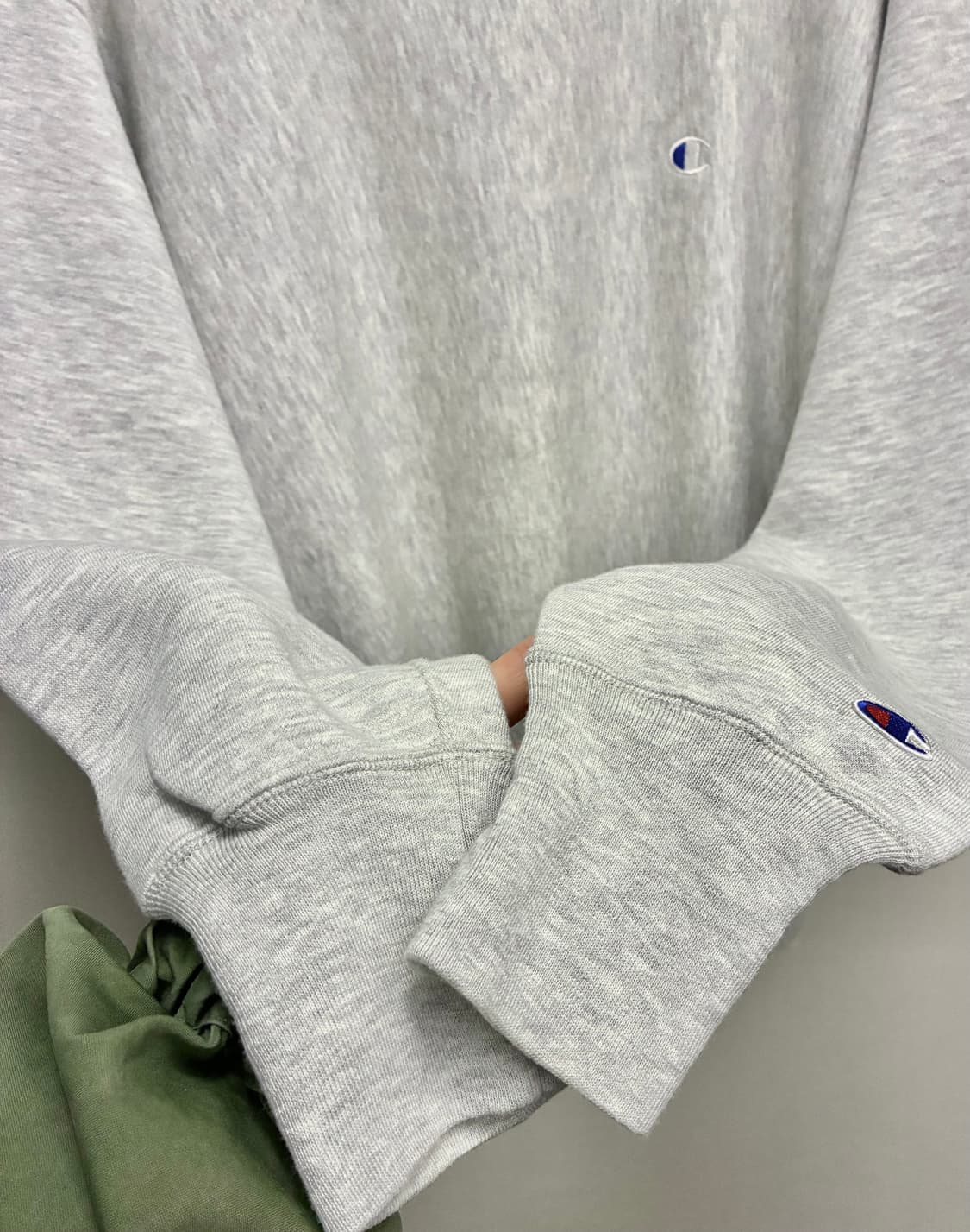 (L~XL)90s 챔피온 빈티지 리버스위브 스웻셔츠 맨투맨 멜란지그레이 상품이미지5