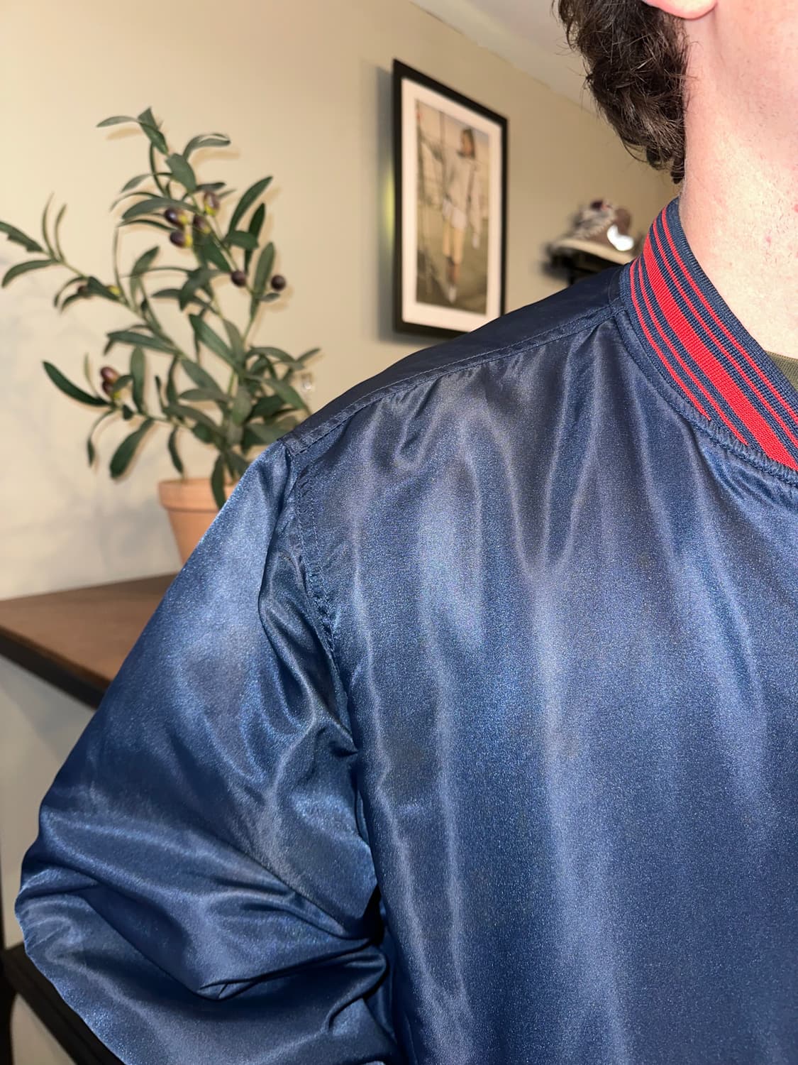 90‘s Converse big logo bomber jacket 상품이미지6