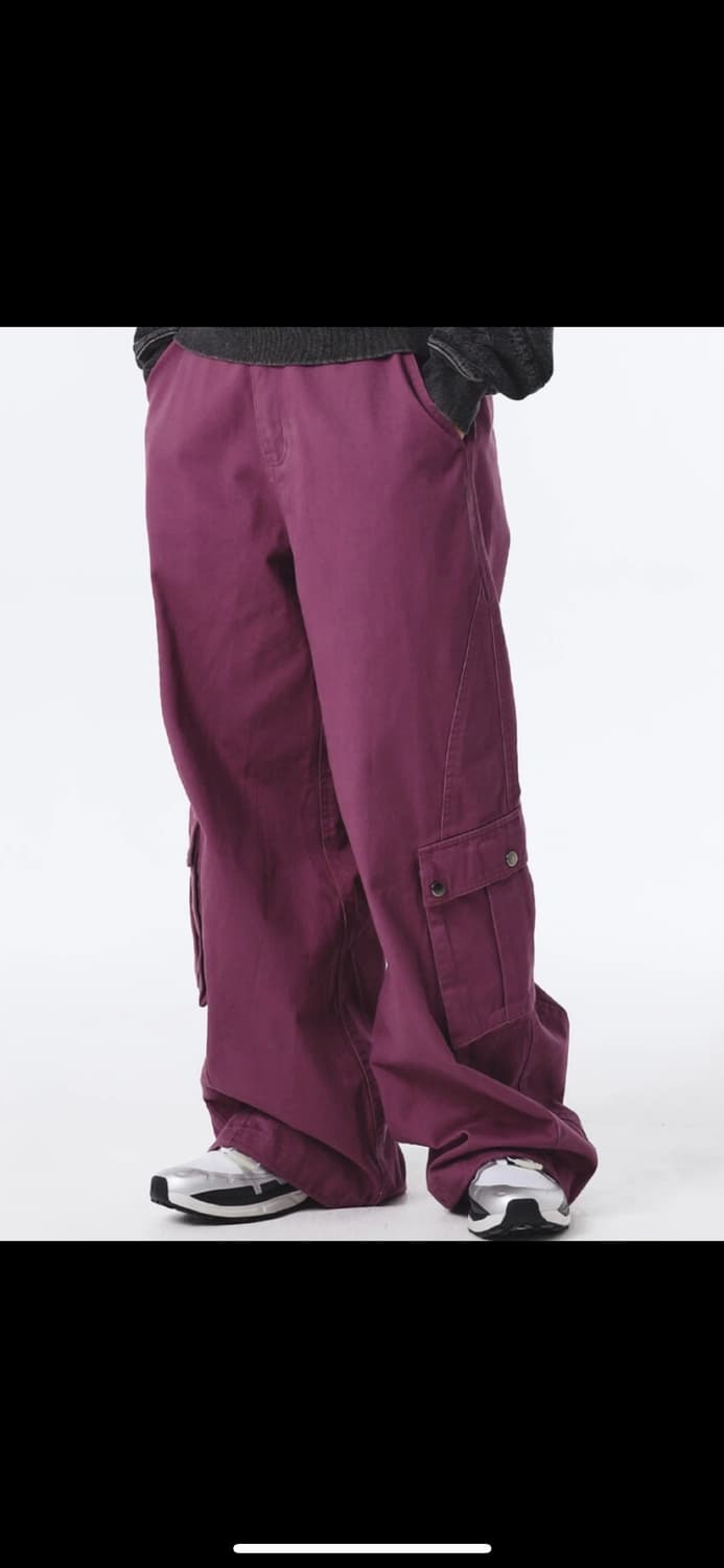 트래블 퍼플 팬츠 S 상품이미지3
