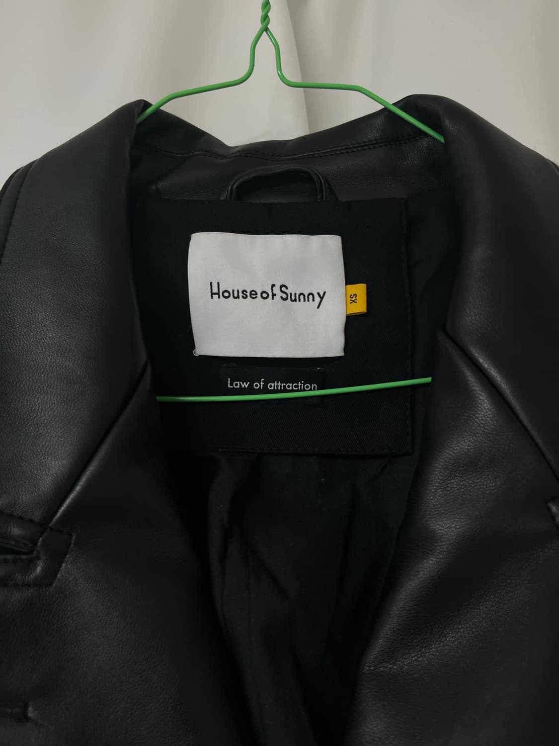 하우스오브써니 레더 자켓 XS 상품이미지2