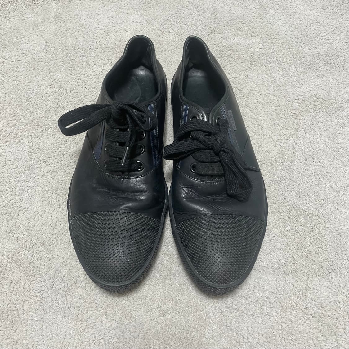 290) 프라다 스포츠 캡 토 레더 스니커즈 신발 상품이미지3