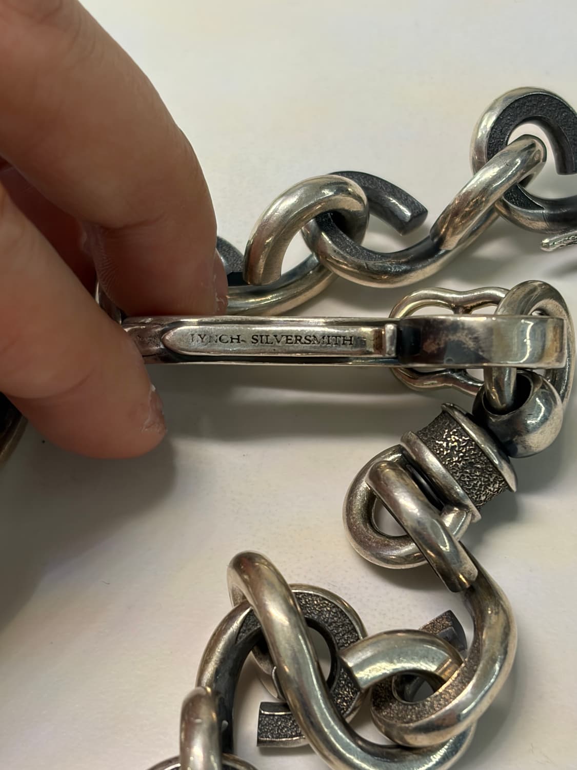 [FREE] LYNCHSILVERSMITH 린치실버스미스 월렛체인 925 상품이미지6