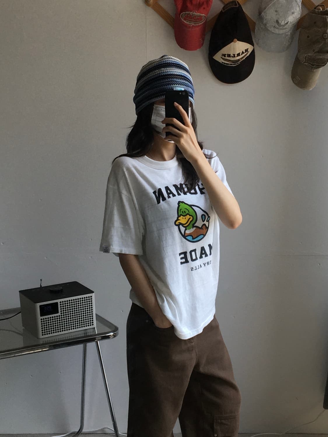 휴먼메이드 라운드넥 그래픽 반팔티 상품이미지2