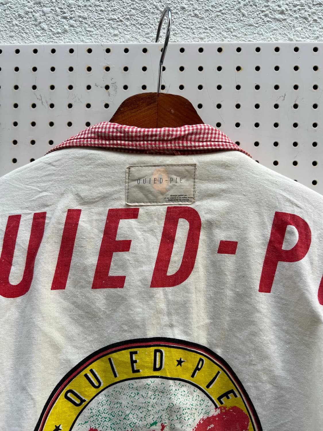 1990s QUIED-PIE CHECK BOMBER 90s빈티지봄버 상품이미지9