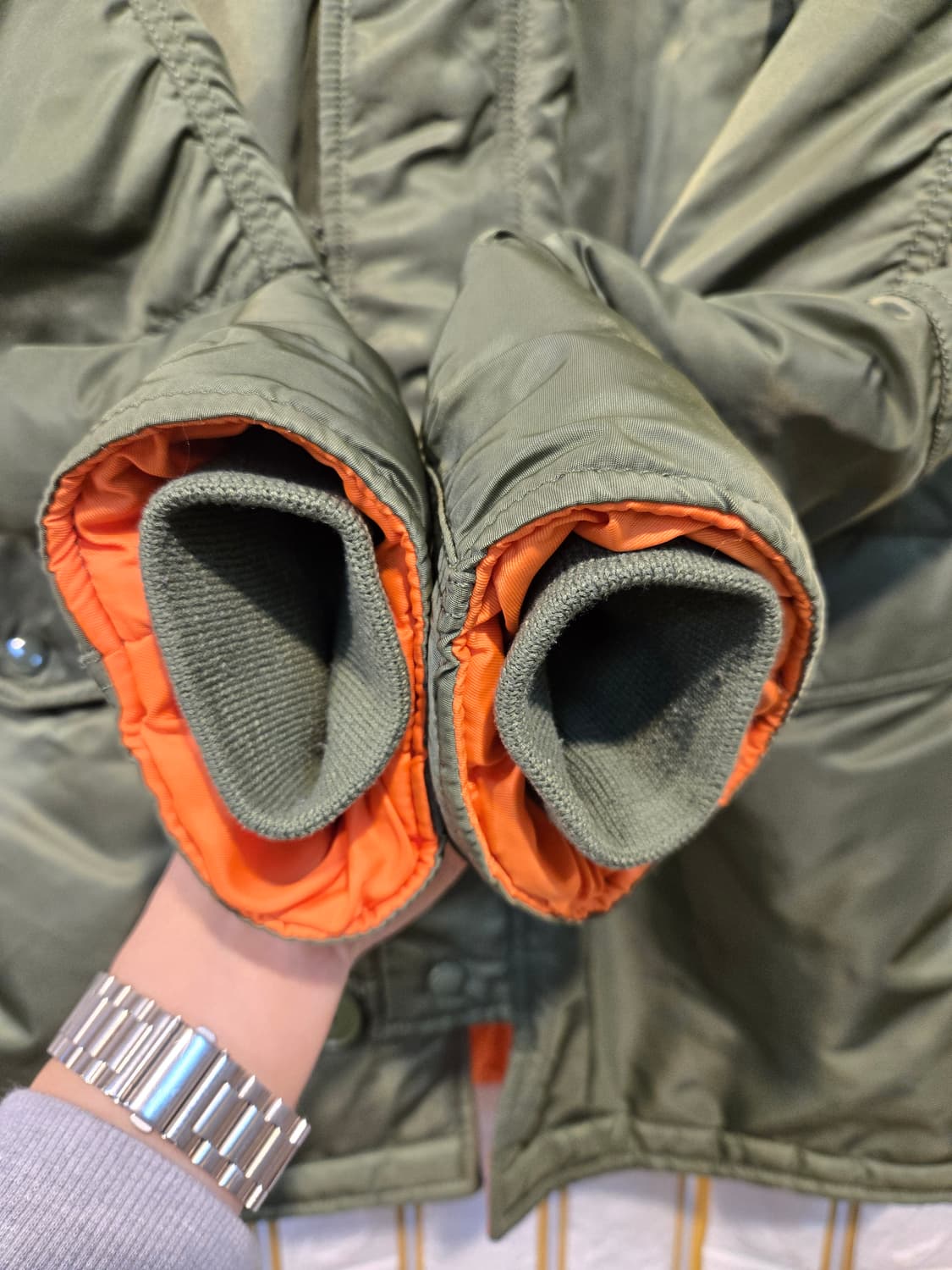 알파인더스트리 야상 패딩 M 상품이미지4