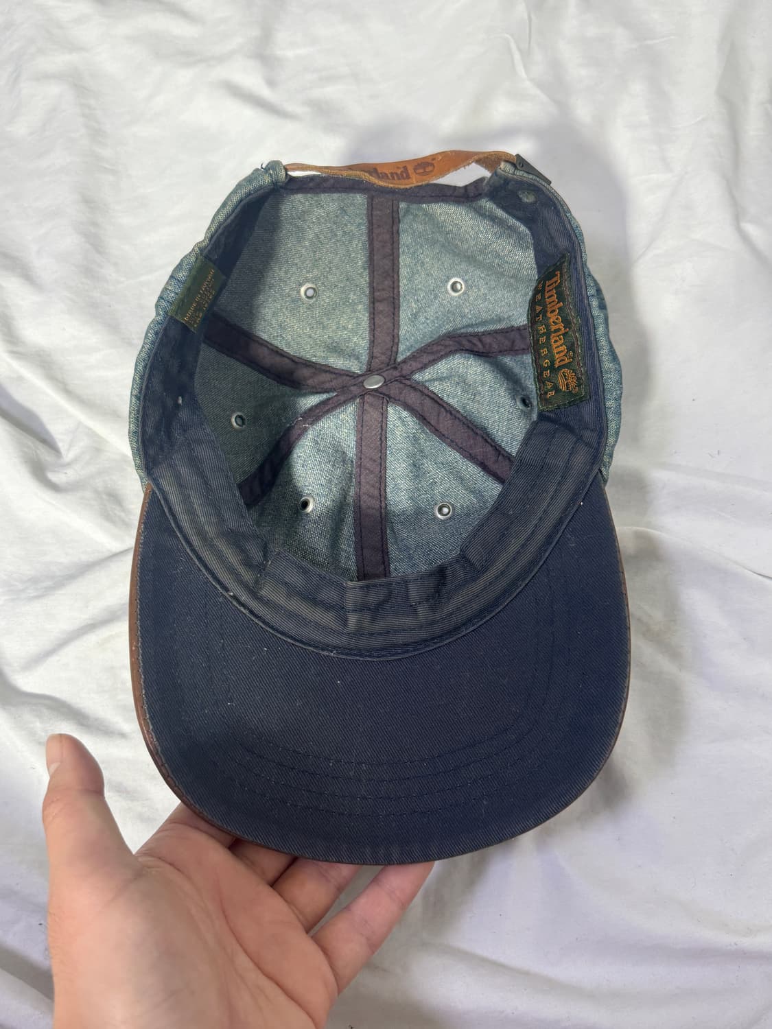 팀버랜드 데님 레더 볼캡 상품이미지6