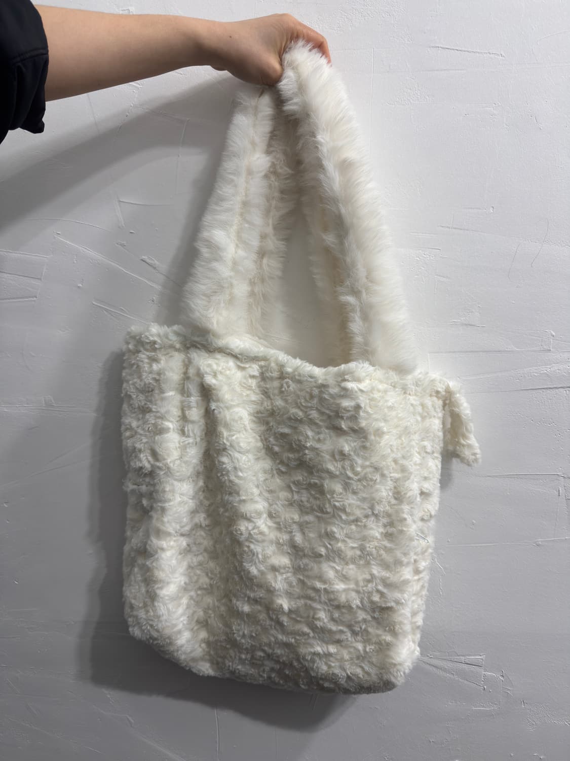 mary quant white fur bag 상품이미지3