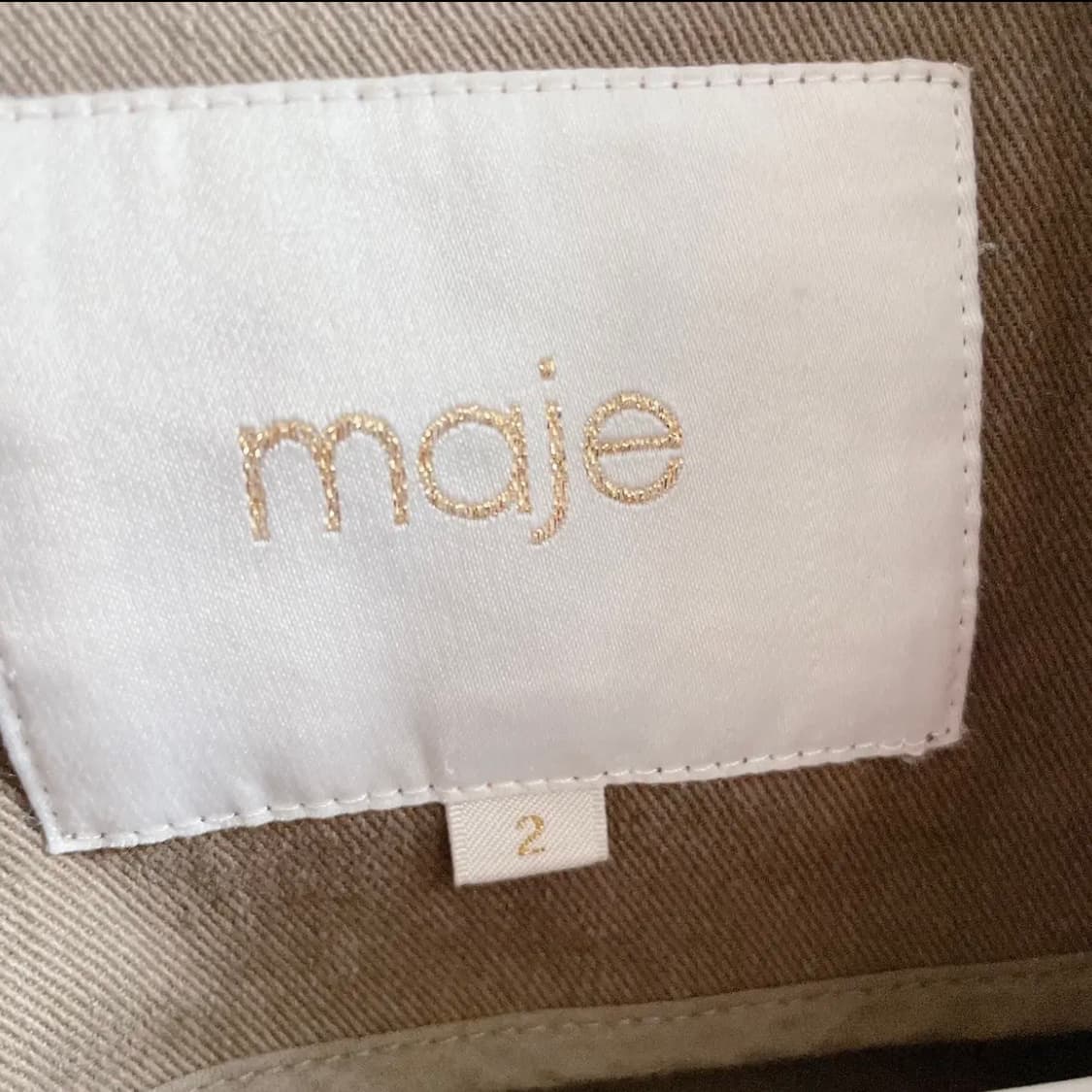 마쥬 maje 하이넥 밀리터리 야상 자켓 점퍼 상품이미지3