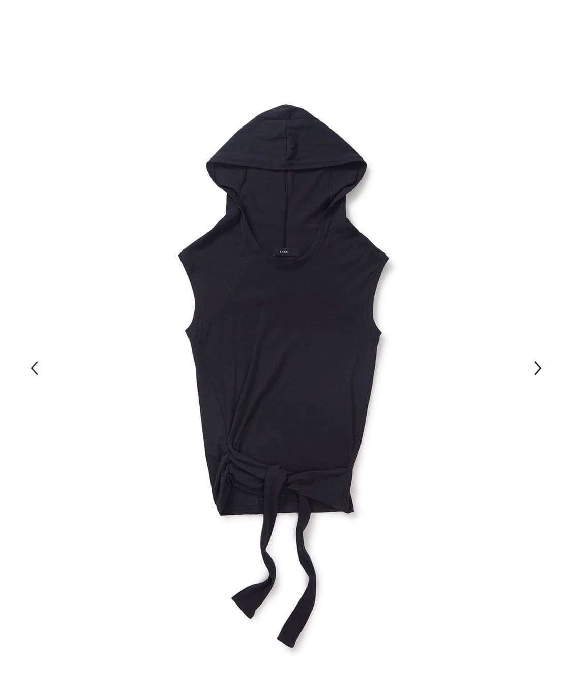 [LCDC]STRAP HOODED SLEEVELESS TOP 상품이미지1