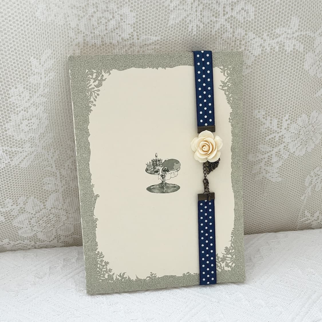 ⊰dot flower⊱ book-band 도트 꽃 북밴드 상품이미지1