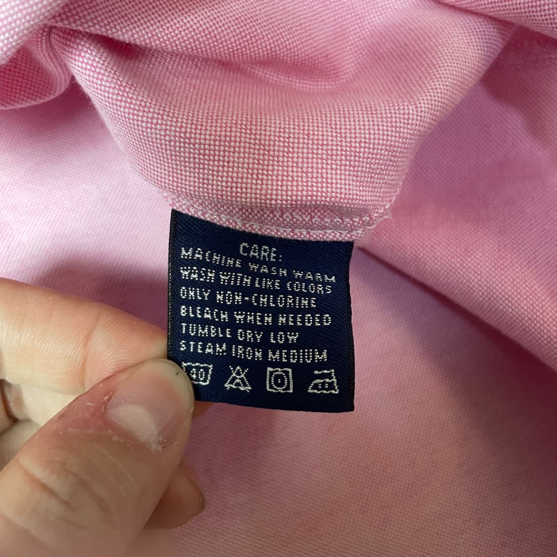 폴로랄프로렌 멀티포니 핑크 옥스퍼드 셔츠 6 상품이미지6