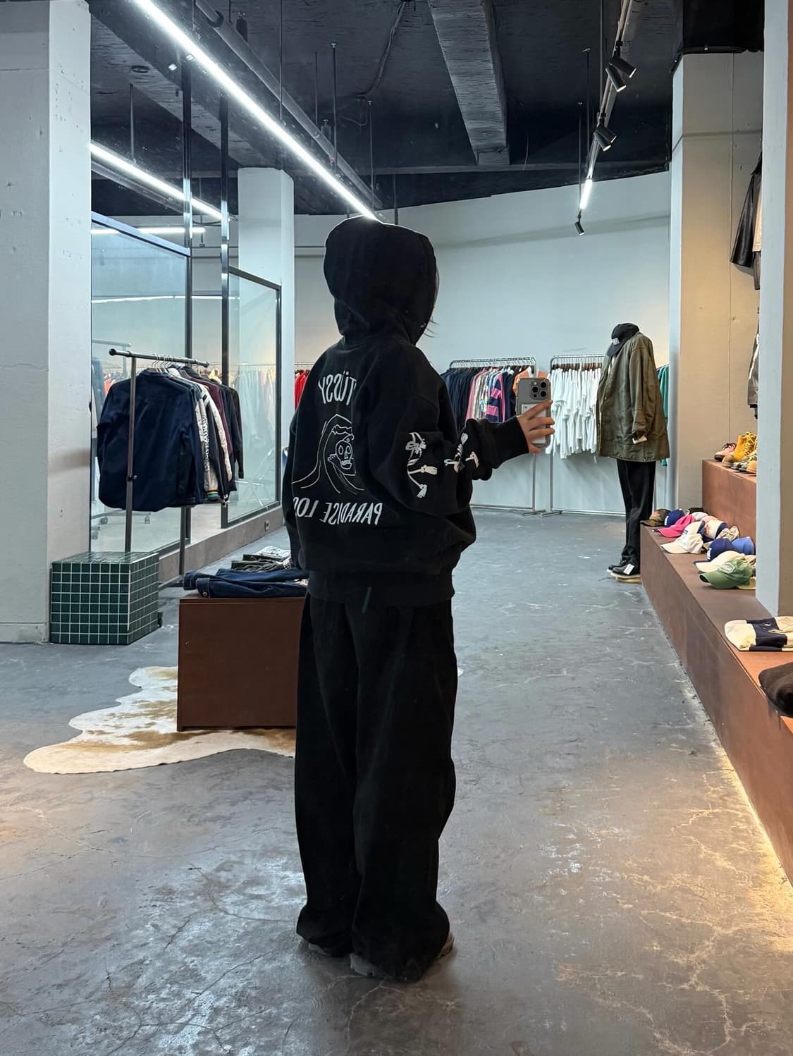 스투시 파라다이스 로스트 빅로고 후드티 H2025 상품이미지1