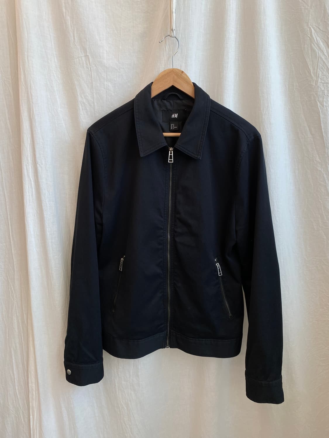 H&M 블랙 집업자켓(MEN M) 상품이미지1