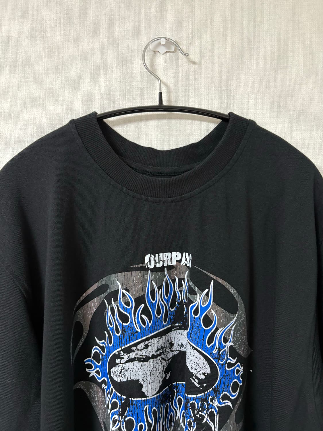 ourpas x 비자레  갤러리아 반팔 블랙 M 상품이미지4