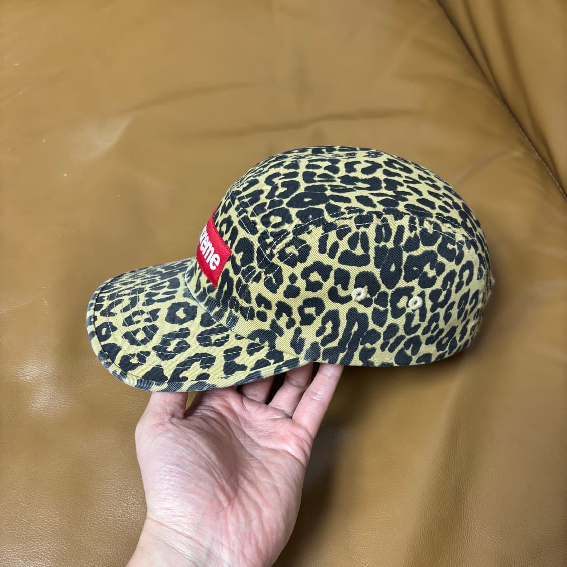 슈프림 캠프캡 모자 박스로고 23fw 레오파드 상품이미지5