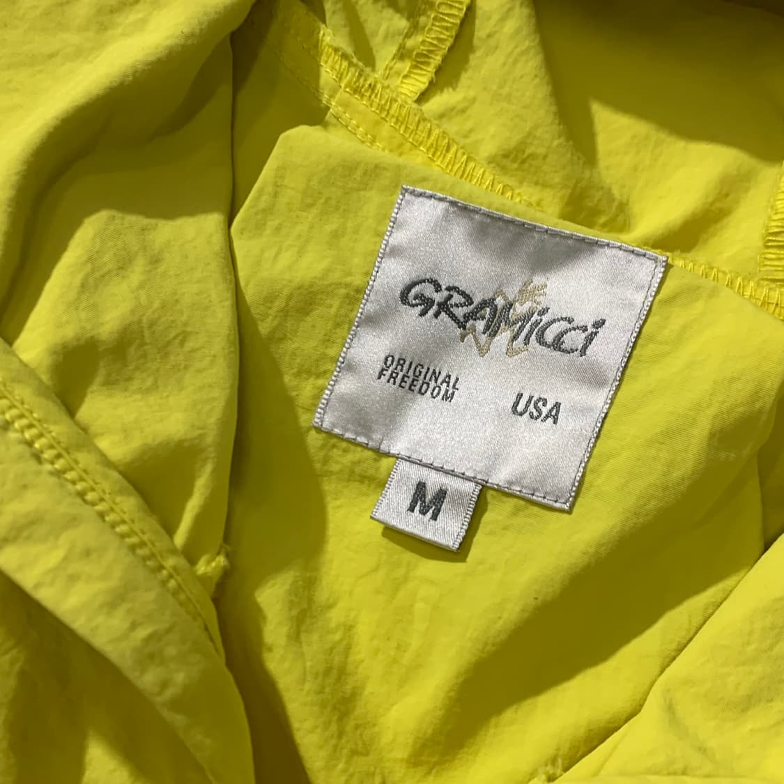 그라미치 라임 나일론 후드 아노락 상품이미지4