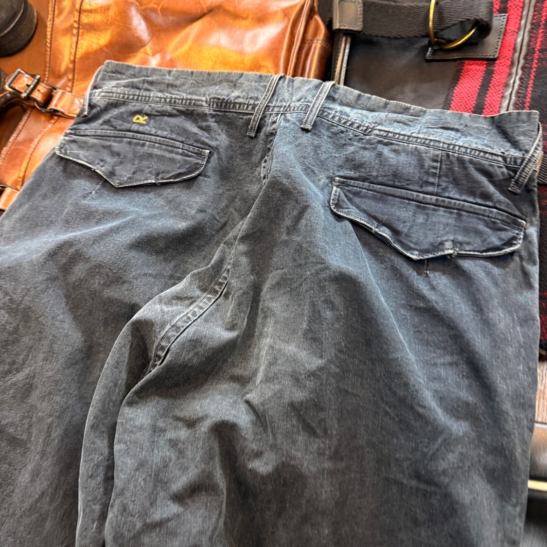 45RPM 밀리터리 베이스 더블니 라이트 코튼 플랫포켓 32 33 34 상품이미지6