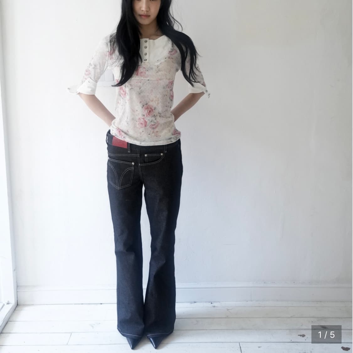 인앤양인하모니  Flip denim 플립 데님 팬츠 코이세이오 부츠컷 상품이미지1