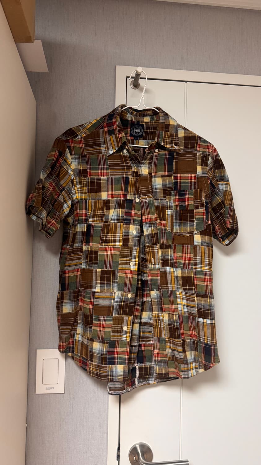 빈티지 체크셔츠 여성 사이즈 M 상품이미지1