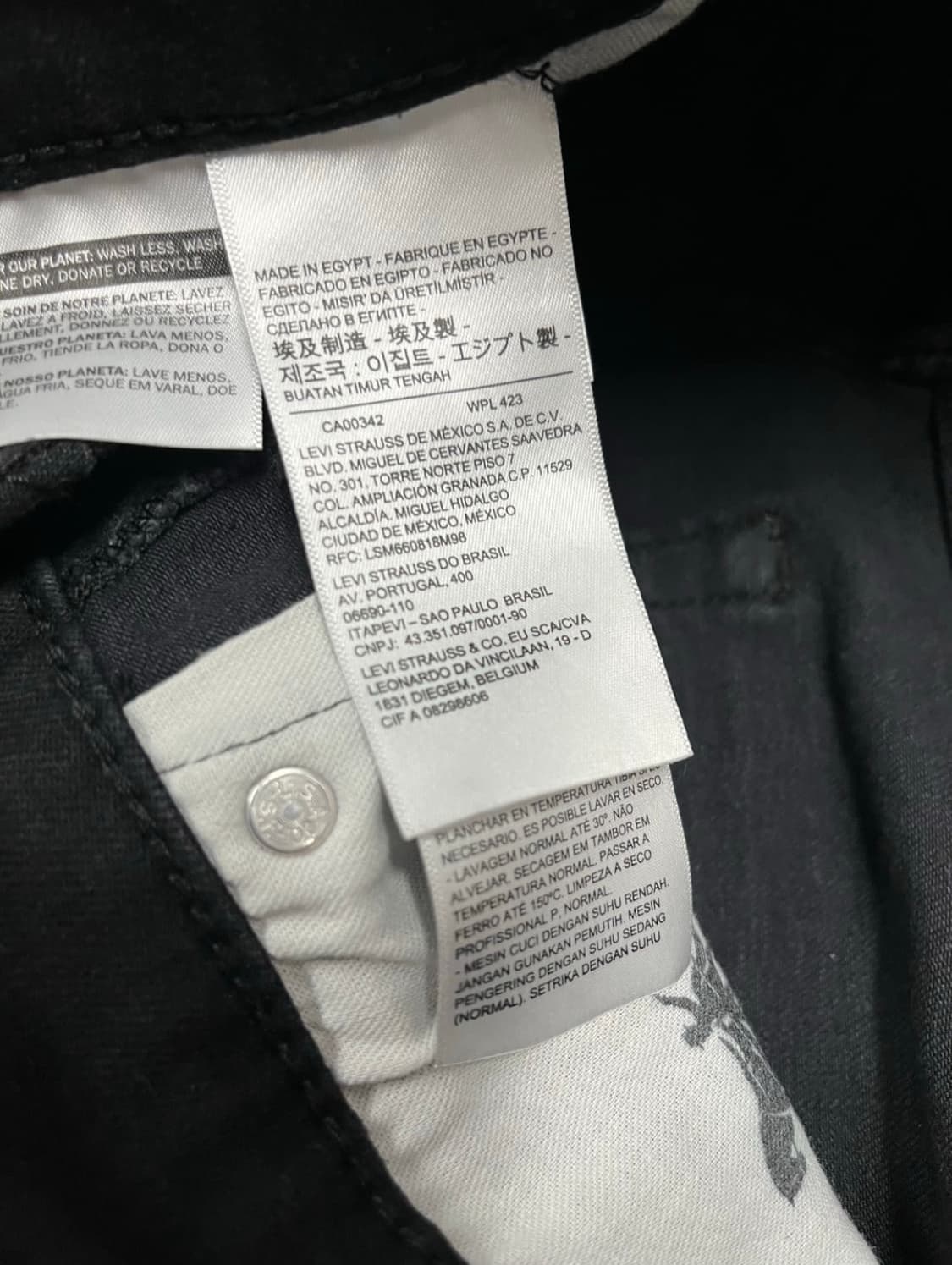 리바이스 541 흑청바지 30 상품이미지6