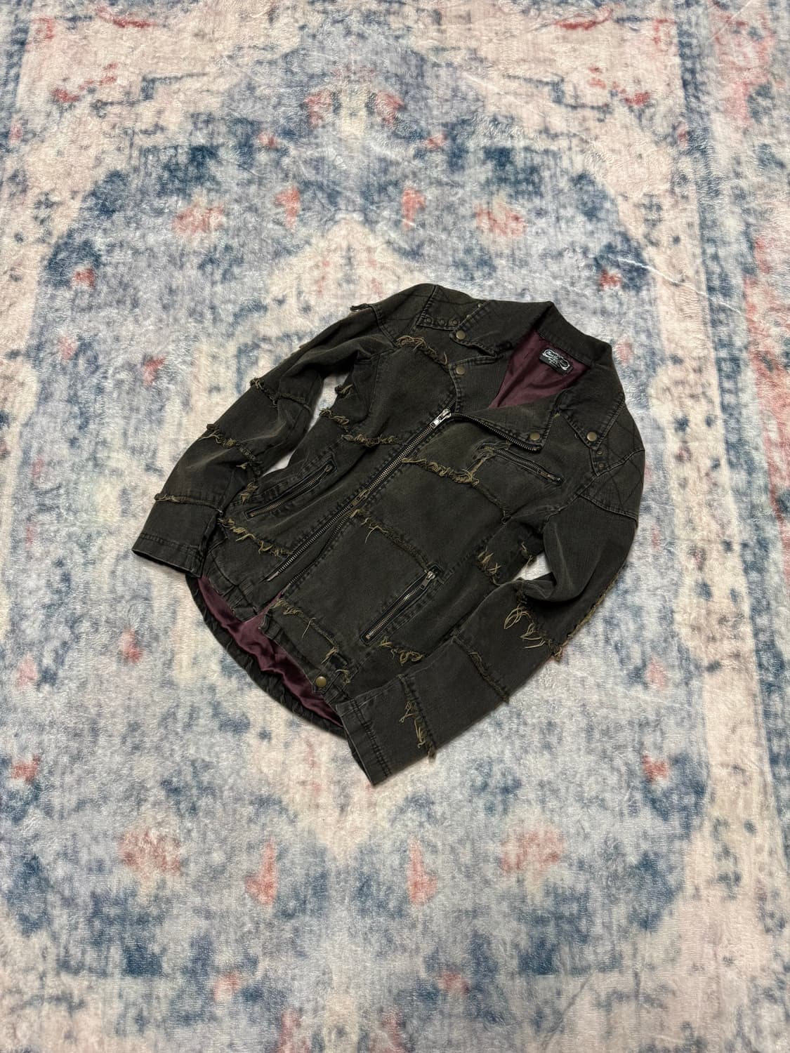Face the music 00s grunge patchwork ride 상품이미지1