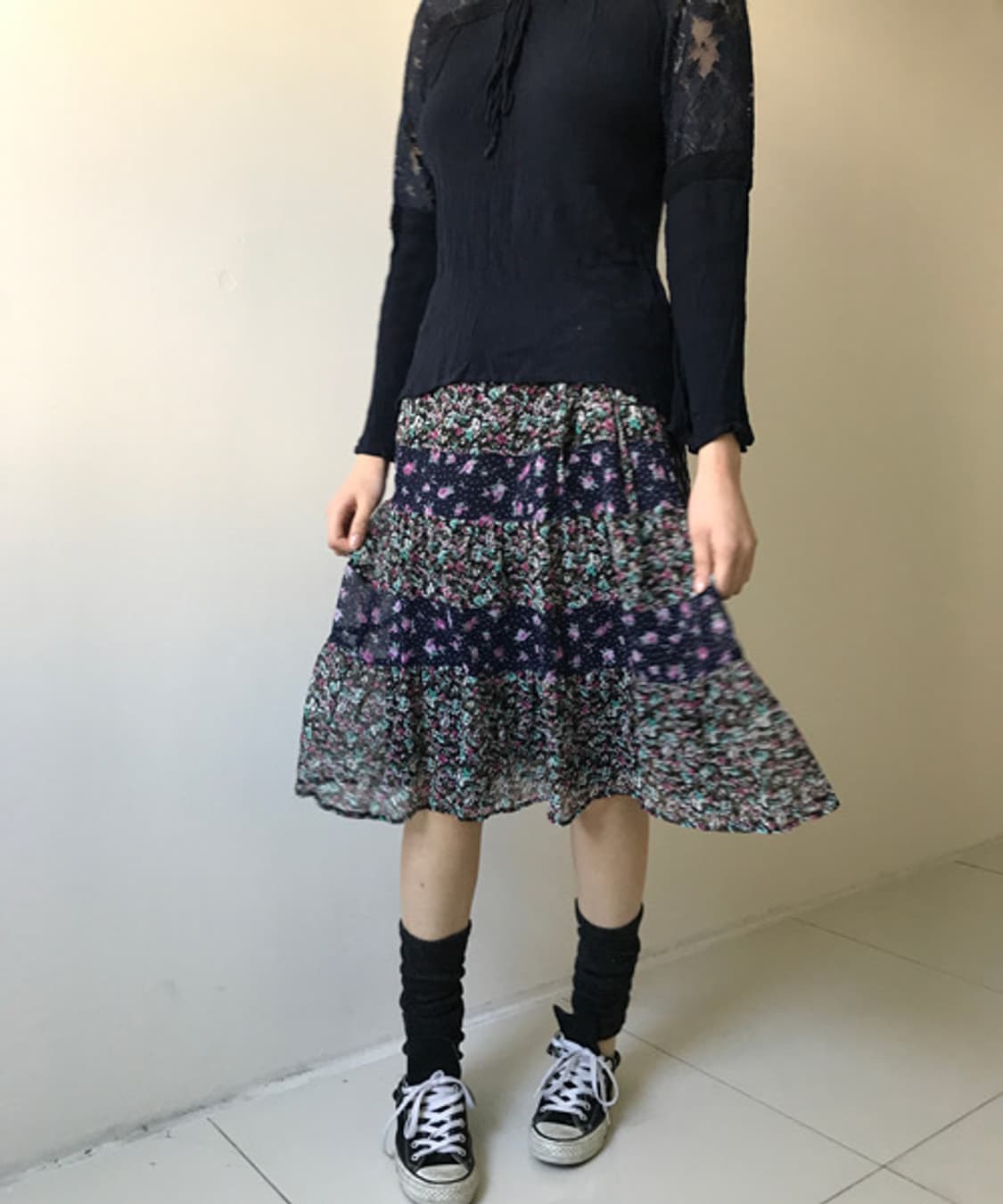 Lace ribbon blouse t 상품이미지10
