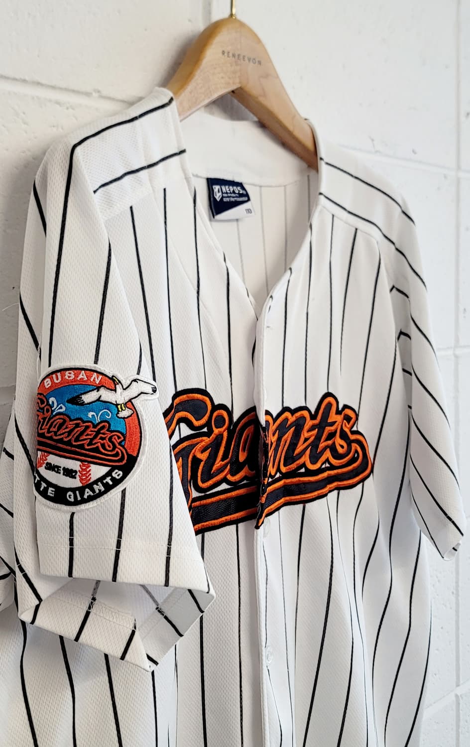 [110.XXL] 네포스 롯데자이언츠 올드 홈 유니폼 판매(상세내용확인) 상품이미지5