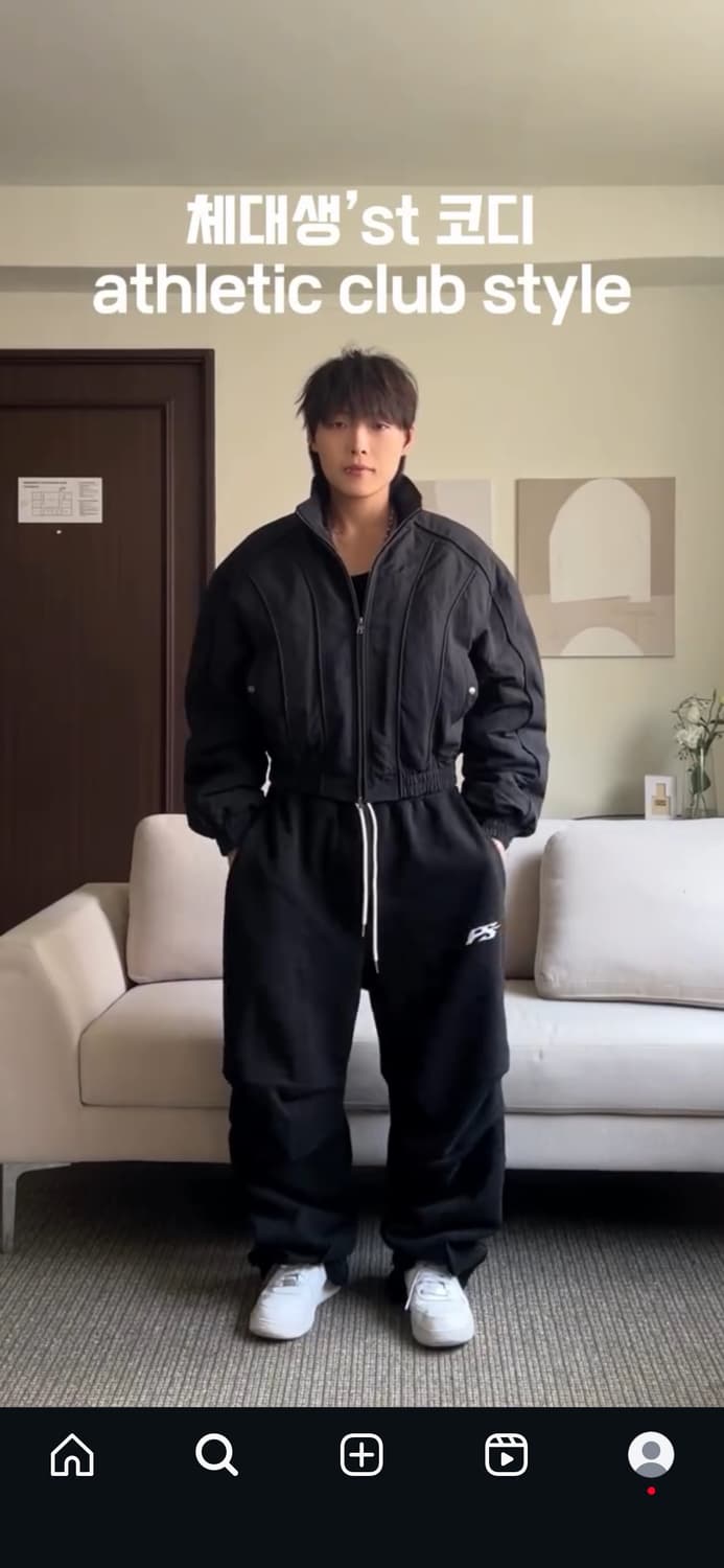 엘무드 벌키 크롭 봄버 자켓 44 상품이미지2