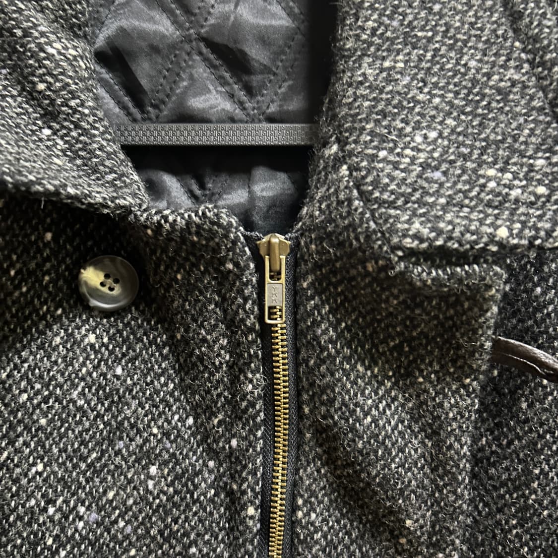 헤링본 울 아우터 차콜(M) 상품이미지6