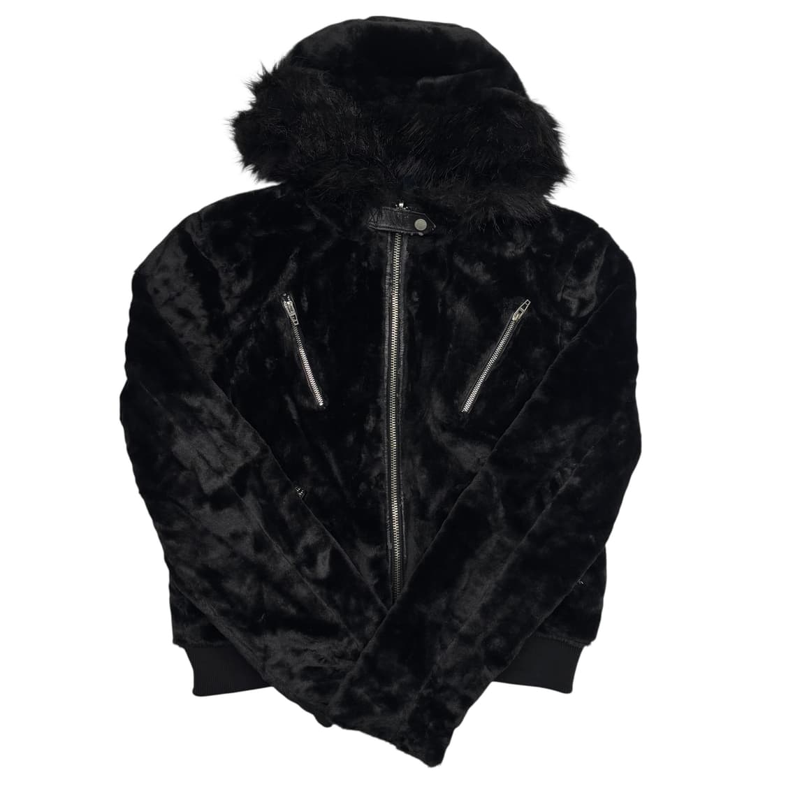 Blank NYC 브랭크 엔와이씨 리버시블 퍼 자켓 L 상품이미지7