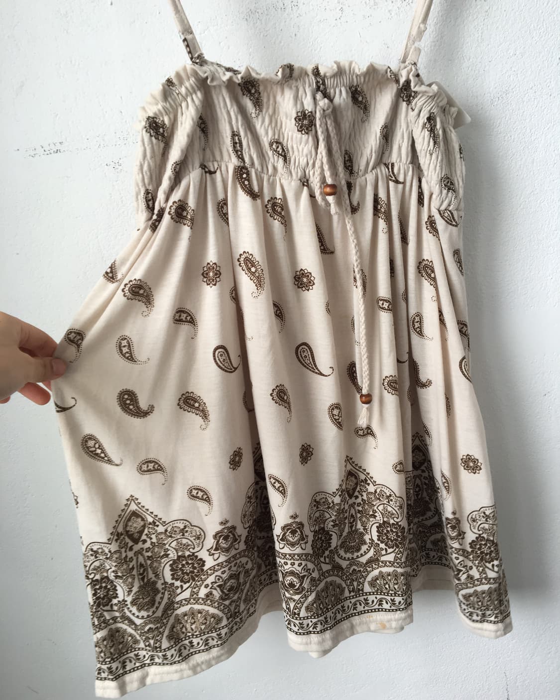 Paisley pattern sleeveless 상품이미지4