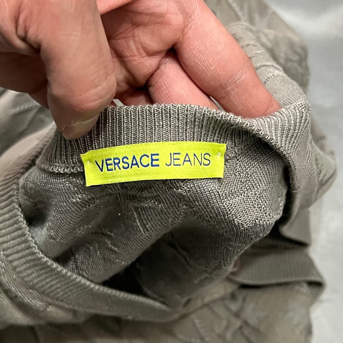  베르사체 진스 패턴 가디건 +명품감정서 y15616 상품이미지5