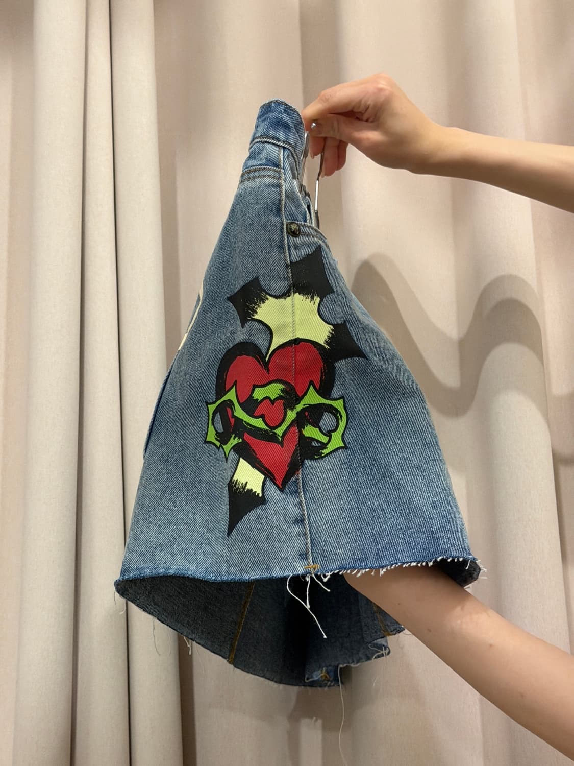 에드하디 ed hardy 데님 스커트 청치마 상품이미지4