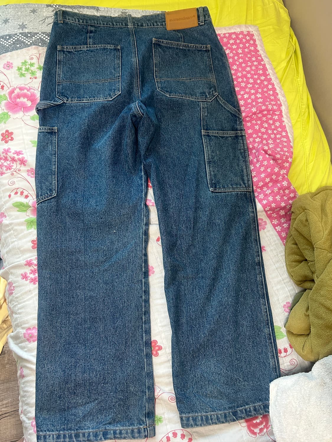 엑스트라오디너리 더블니 데님 인디고 xl 상품이미지3