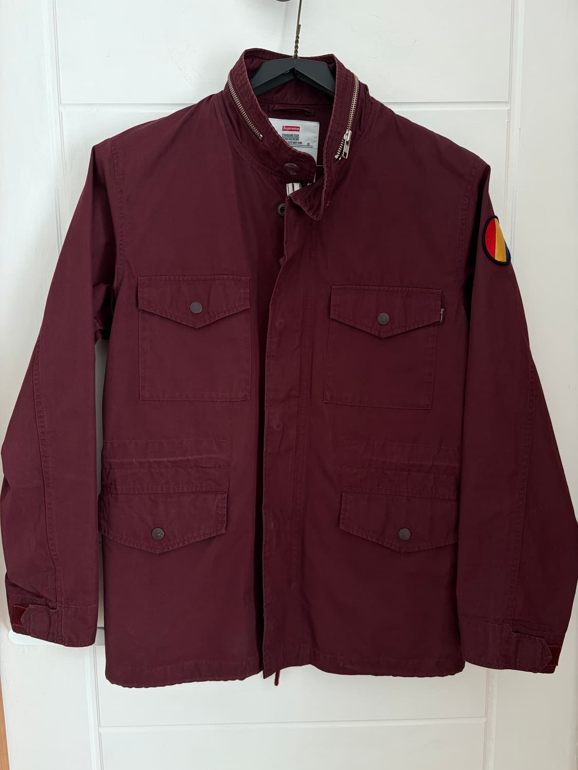 [M] 슈프림 M-65 자켓 버건디 상품이미지1