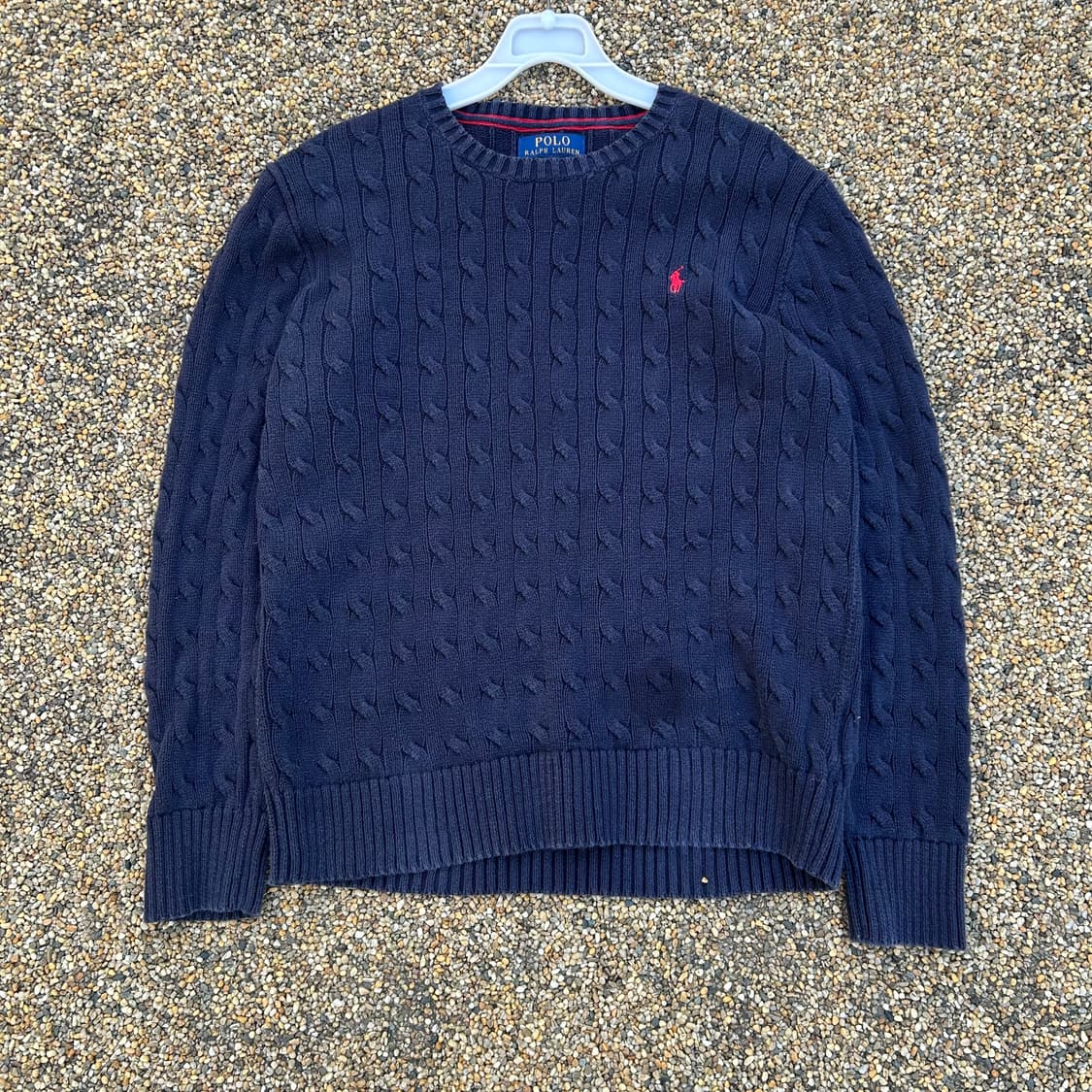 폴로 (POLO RalphLauren)네이비 케이블 니트 상품이미지1