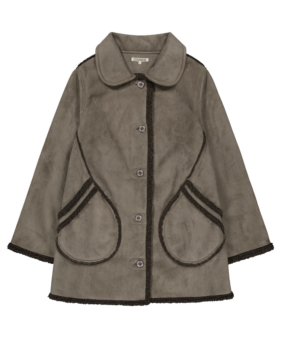 코이세이오 스웨이드 자켓 무스탕 브라운 1사이즈 판매합니다 상품이미지1