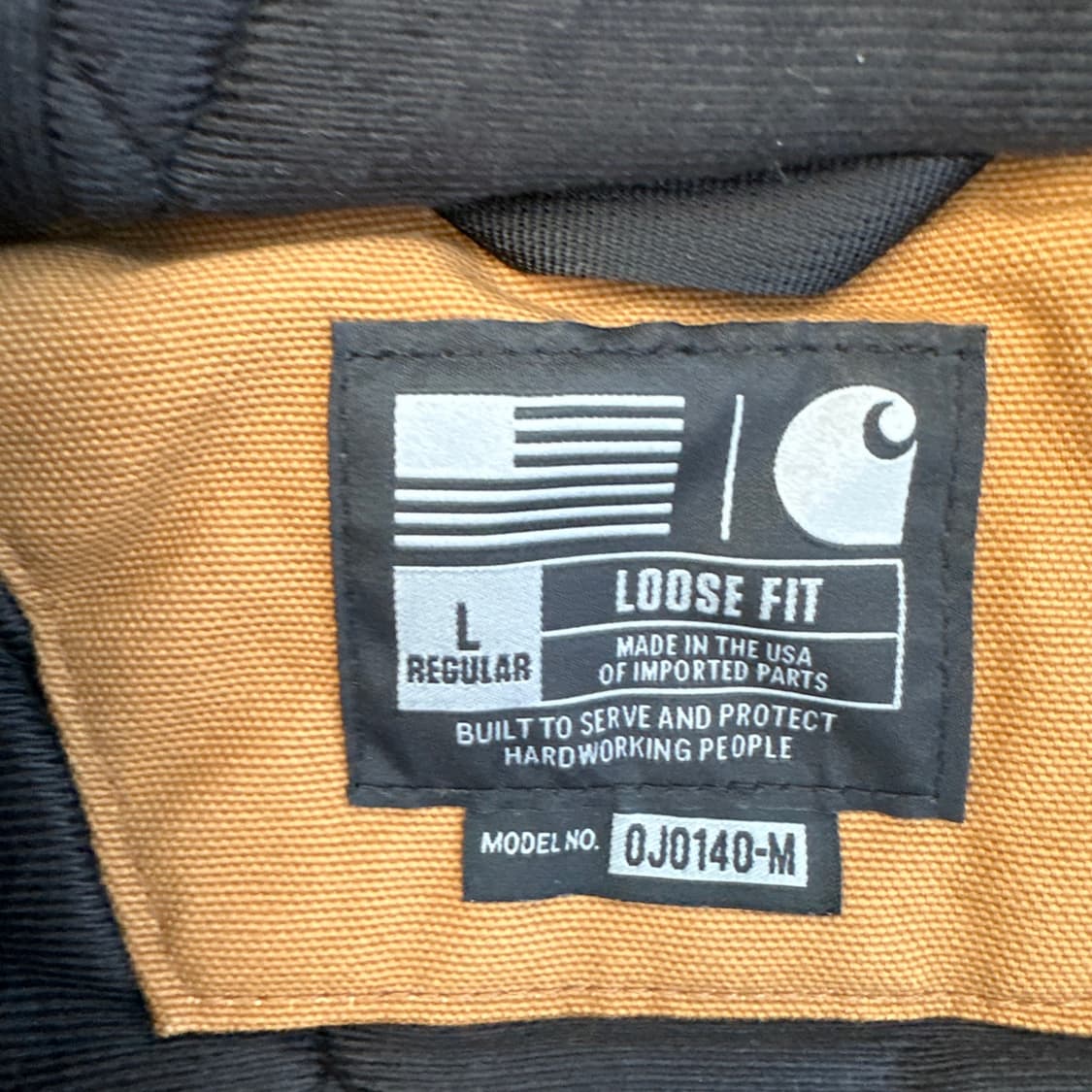 [L] 칼하트 J140 브라운 자켓 상품이미지6