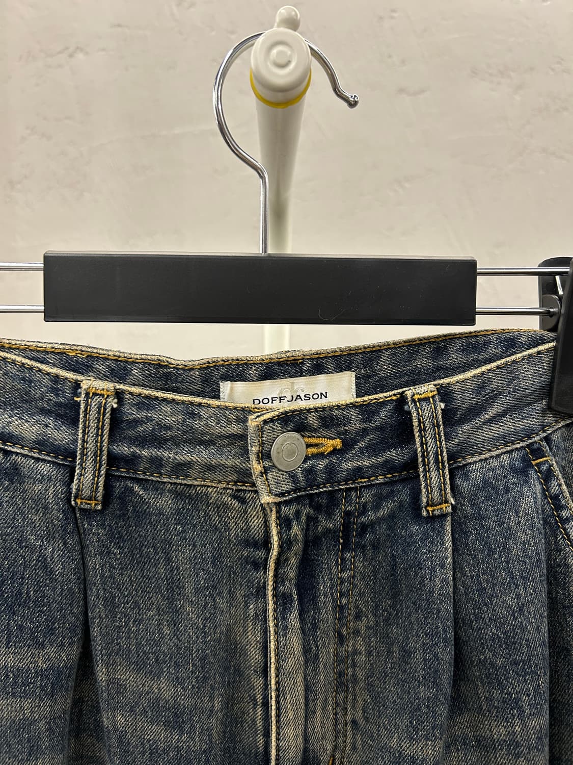 DOFF JASON(도프 제이슨) 빈티지 워싱 와이드 데님 상품이미지5