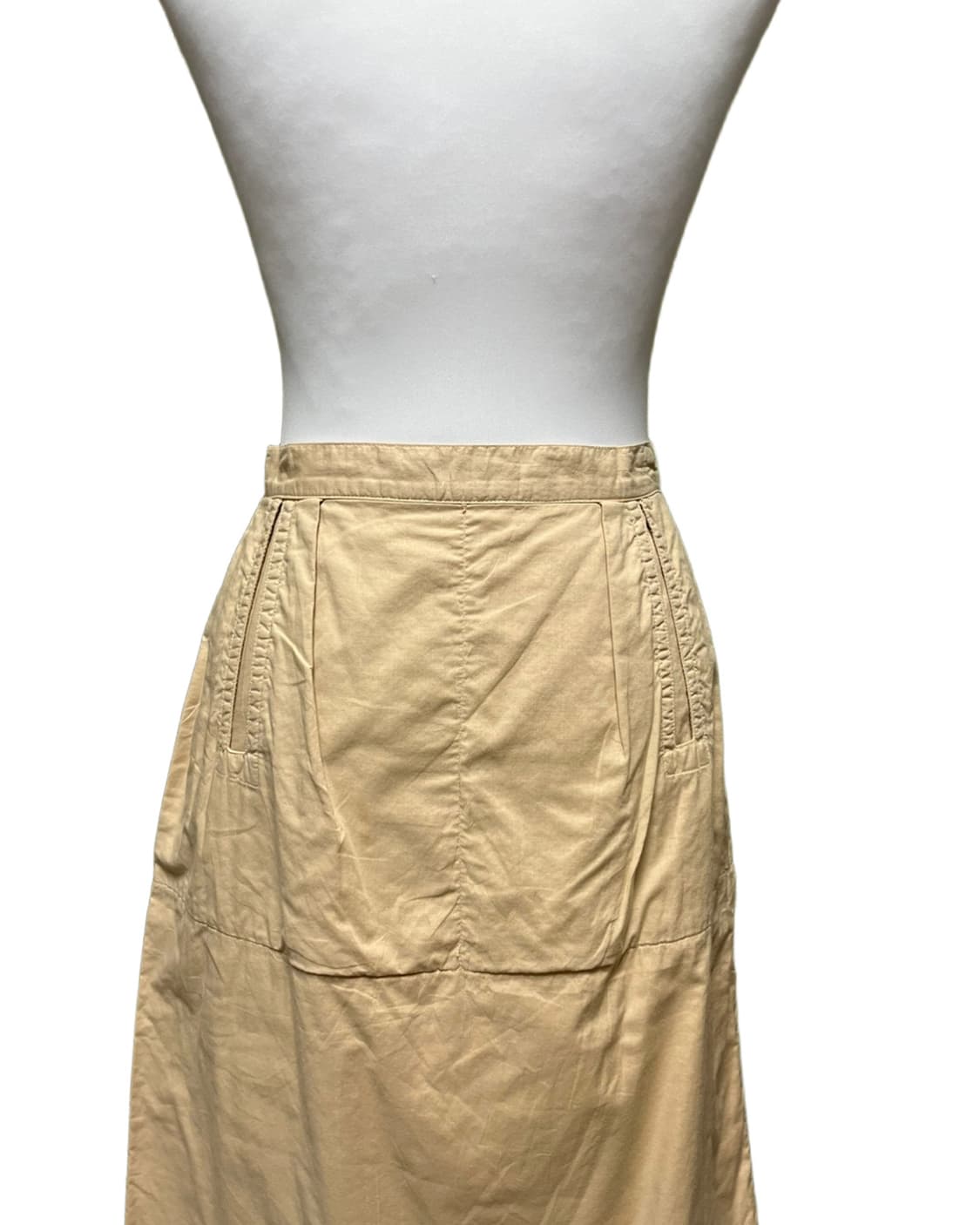 Back pocket Beige skirt 상품이미지5